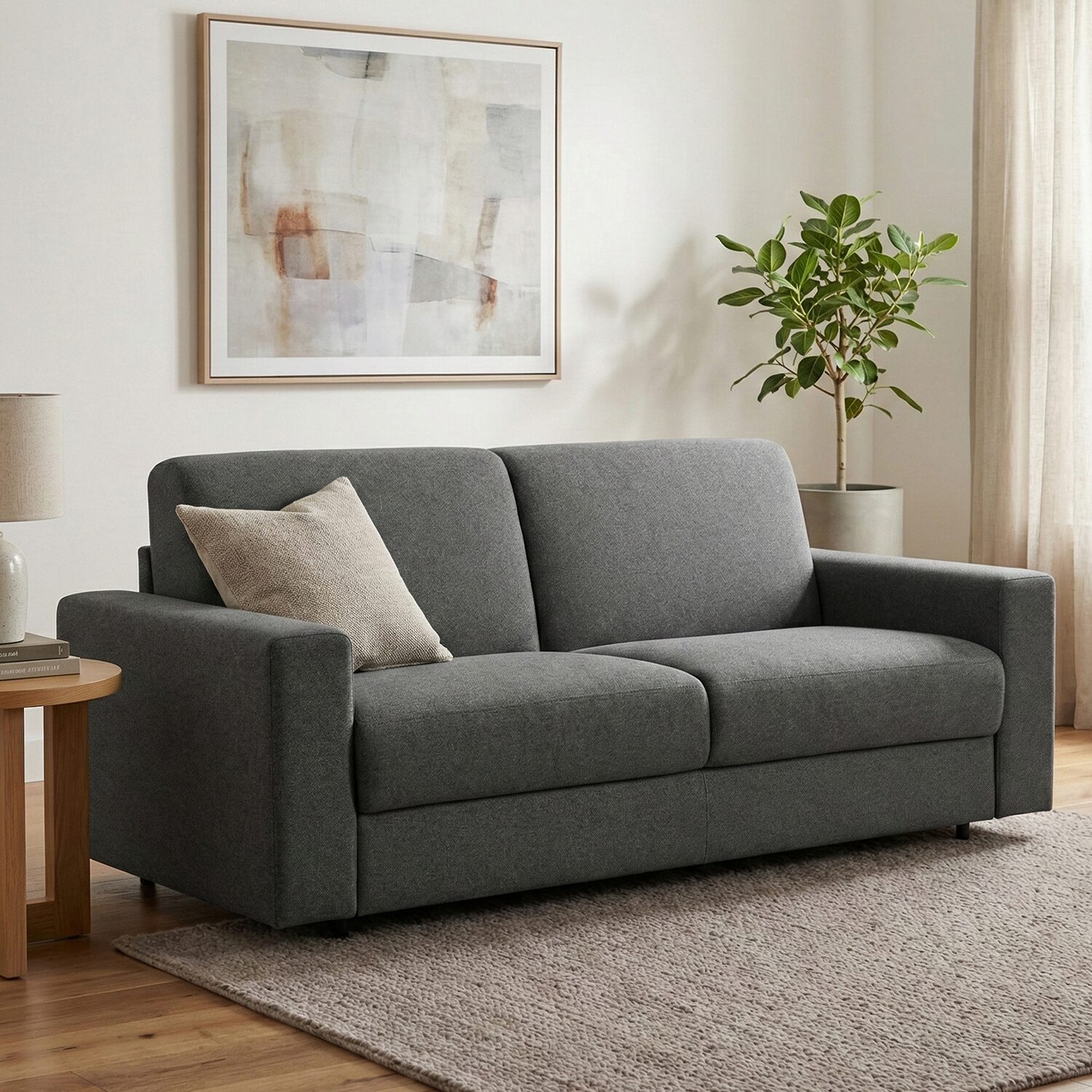 Stearns & Foster® Giotto 78" Full Sleeper Sofa with Memory Foam Mattress