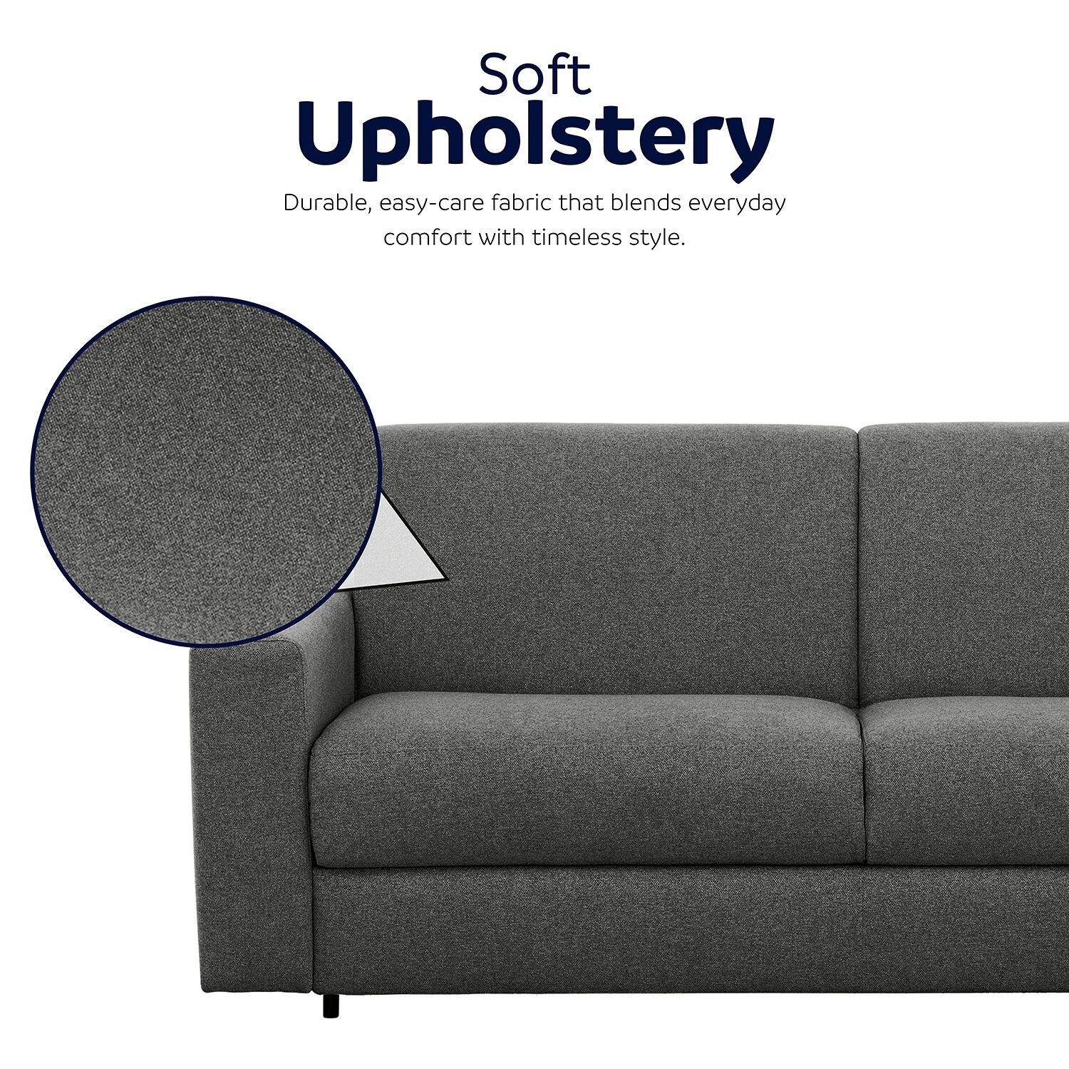 Stearns & Foster® Giotto 78" Full Sleeper Sofa with Memory Foam Mattress