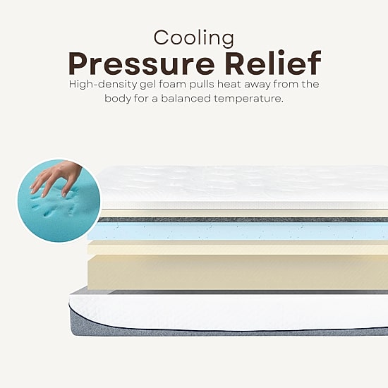 Primo Divine Ultra 13" Medium Gel Memory Foam Tight Top - Mattress in a Box