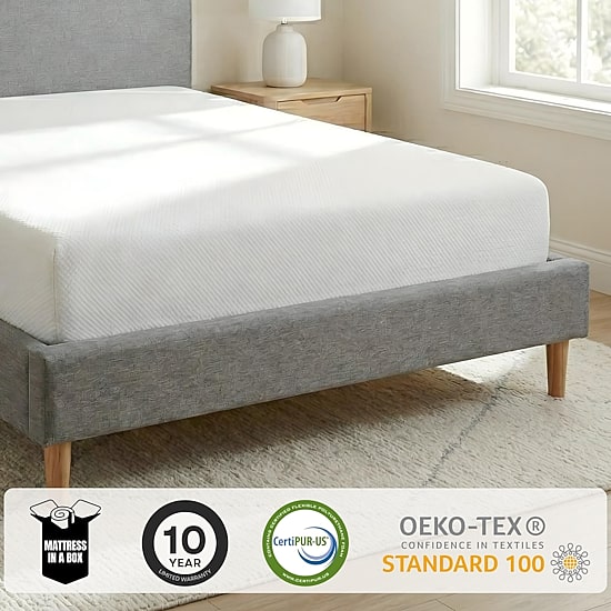 Primo Divine 8" Medium/Firm Gel Memory Foam Tight Top - Mattress in a Box