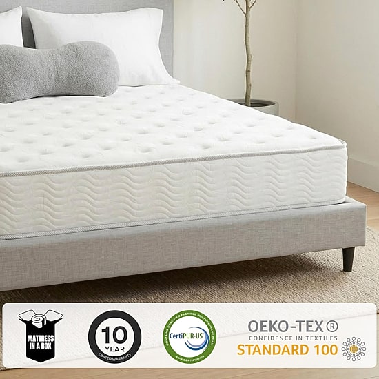 Primo Solar Pocket Coil 9" Medium/Firm Hyrbid Tight Top - Mattress in a Box