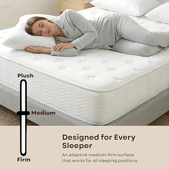 Primo Solar Pocket Coil 9" Medium/Firm Hyrbid Tight Top - Mattress in a Box