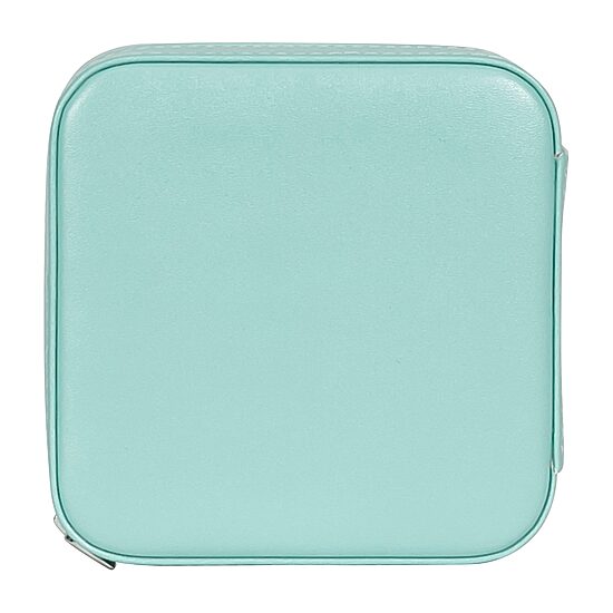 Mele and Co Josette Mirrored Aqua Jewelry Travel Case