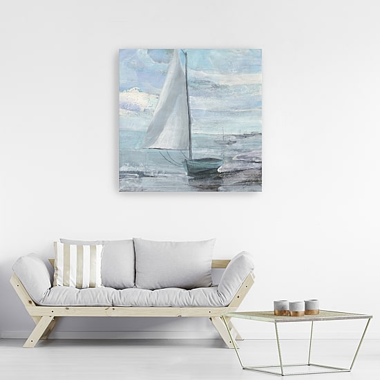 Lumaprints Silver Sail Giclee Canvas Art
