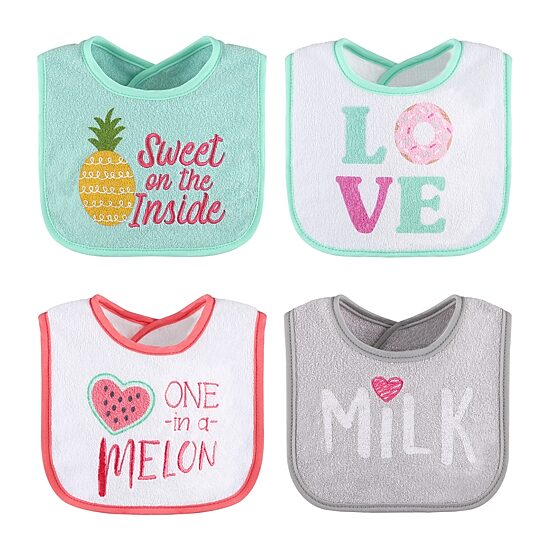 The Peanutshell Girls 8-pc. Bib