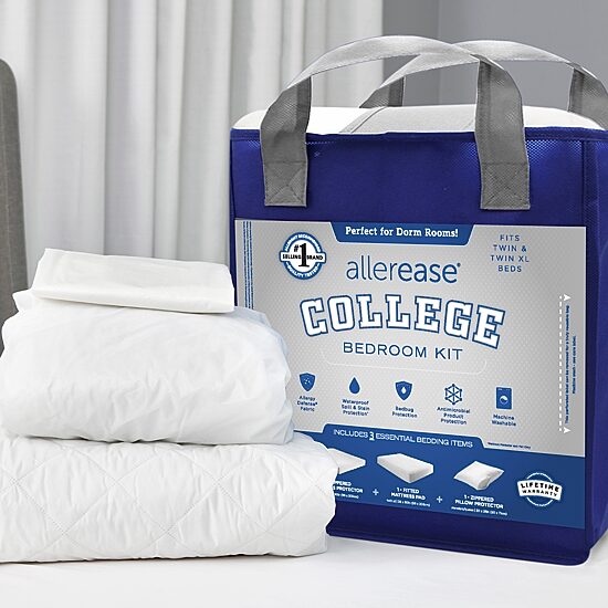 Allerease Twin XL mattress pad, encasement and Jumbo pillow protector