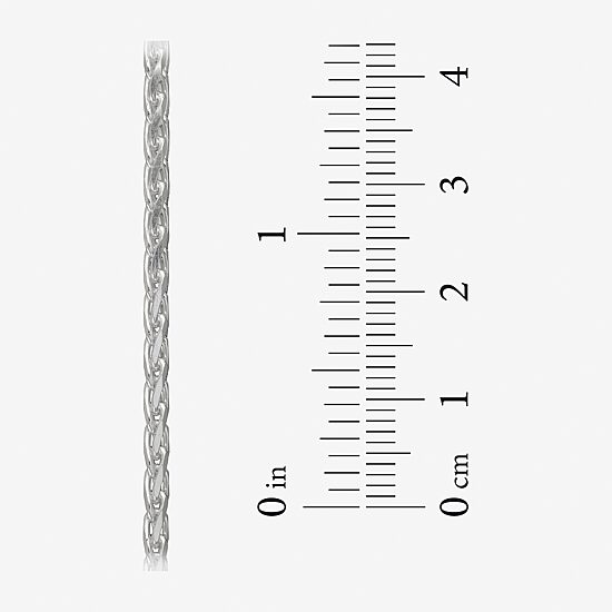 Made in Italy Sterling Silver Spiga Chain Bracelet