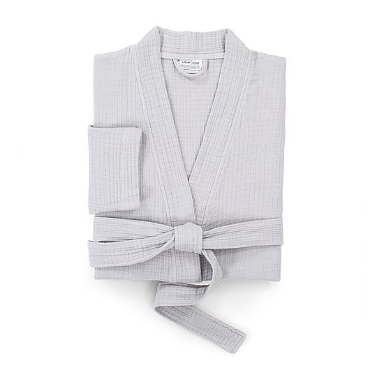 Linum Home Textiles Smyrna Hotel Luxery Unisex Adult Long Sleeve Knee Length Robe