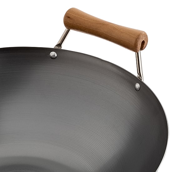 Joyce Chen Carbon Steel Uncoated Wok Set