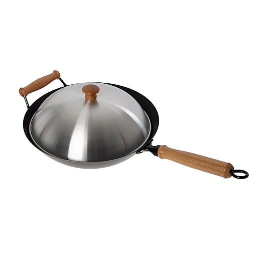 Joyce Chen Steel Non-Stick Wok Set