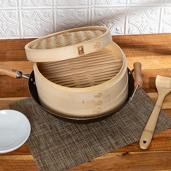 Joyce Chen 2 Tier 12" Bamboo Steamer