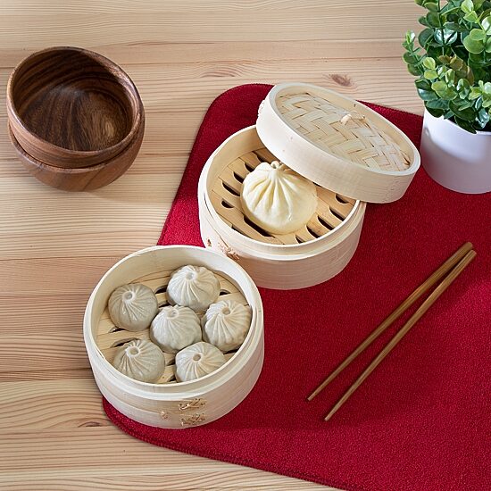 Joyce Chen 2 Tier 6" Bamboo Steamer