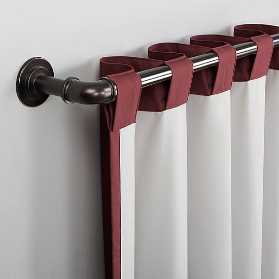 Sun Zero Cyrus Thermal Rod Pocket Back Tab Energy Saving 100% Blackout Single Curtain Panel