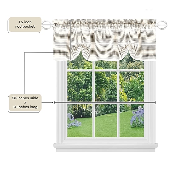Achim Rod Pocket Federal & Tuck Valance