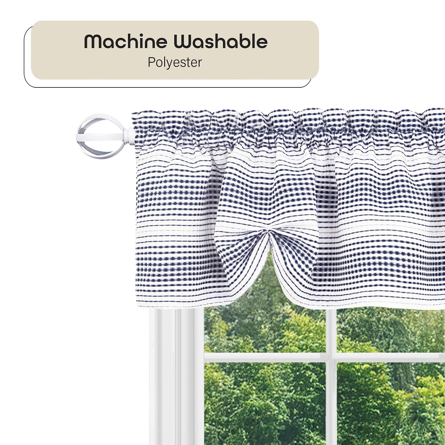 Achim Rod Pocket Federal & Tuck Valance