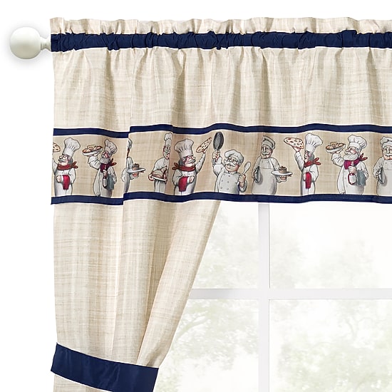Achim 3-pc. Rod Pocket Kitchen Curtains & Drapes Window Set