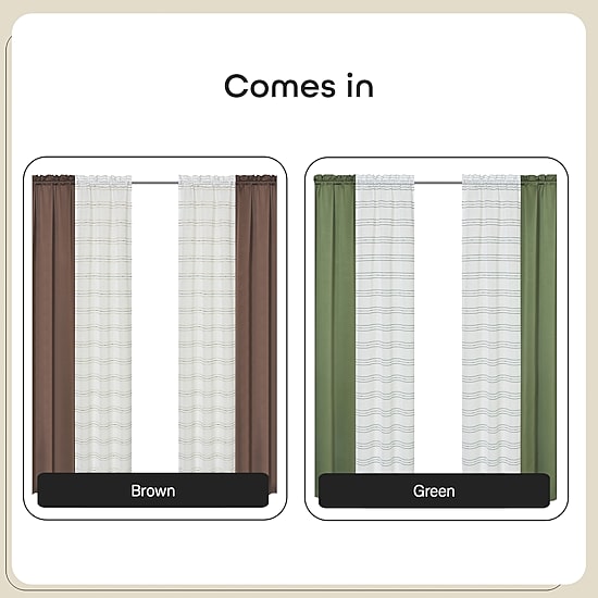 Achim Rod Pocket Room Darkening Set of 4 Curtain Panel