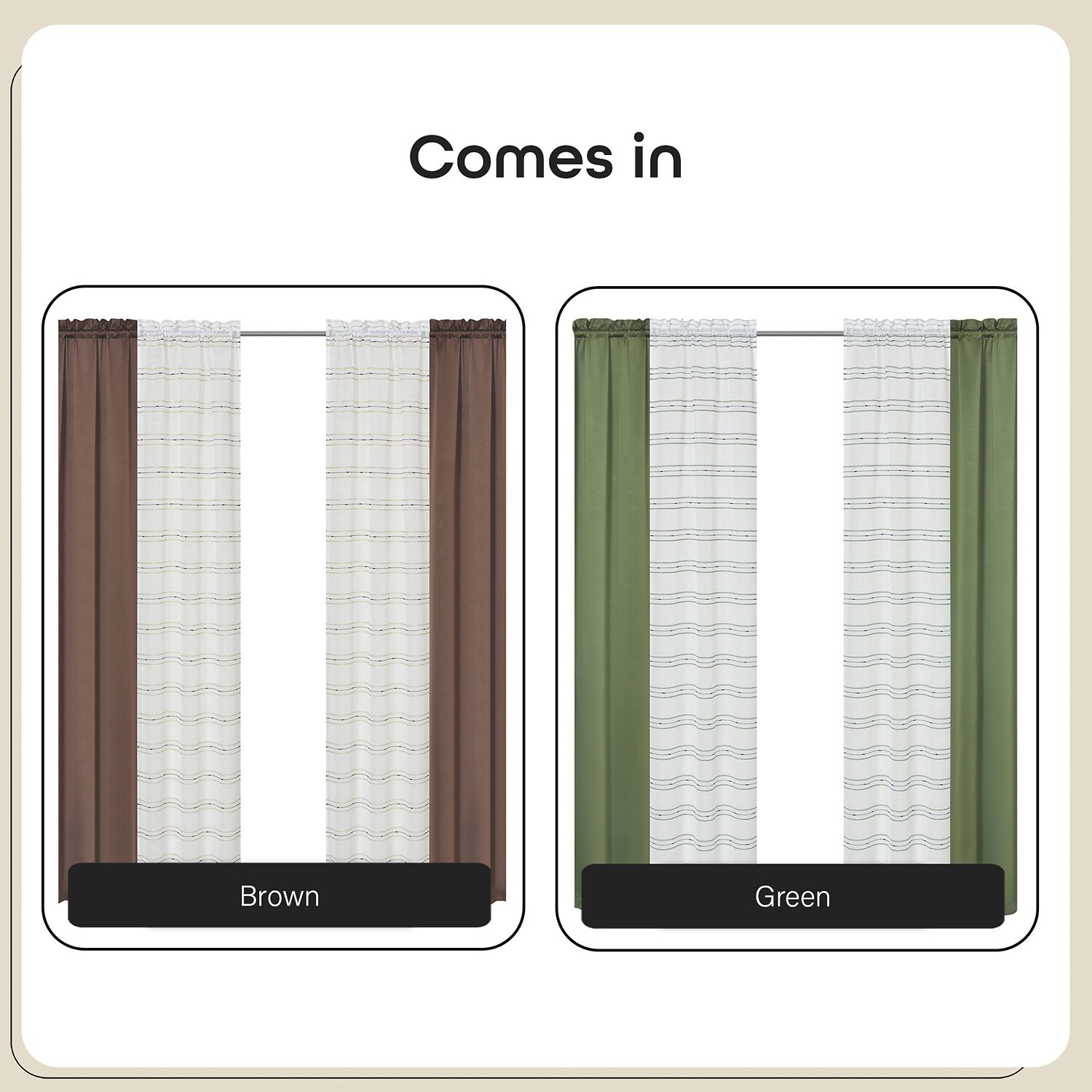 Achim Rod Pocket Room Darkening Set of 4 Curtain Panel