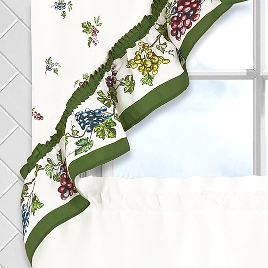 Achim 3-pc. Rod Pocket Kitchen Curtains & Drapes Window Set