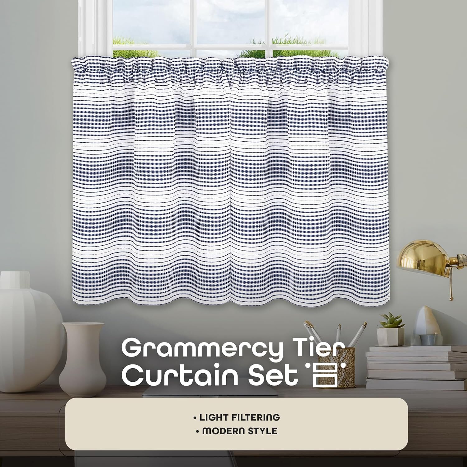Achim 2-pc. Rod Pocket Window Tier