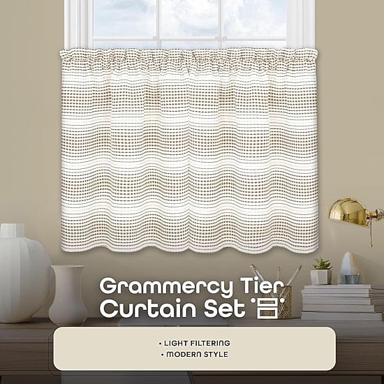 Achim 2-pc. Rod Pocket Window Tier