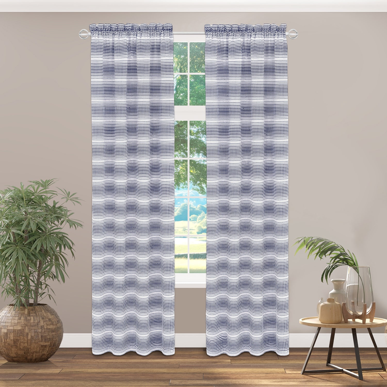 Achim Rod Pocket Light-Filtering Single Curtain Panel