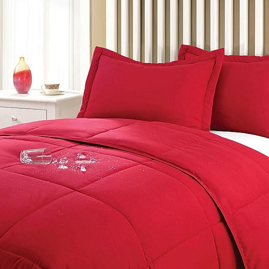 Lotus Home Water and Stain Resistant Comforter Mini Set