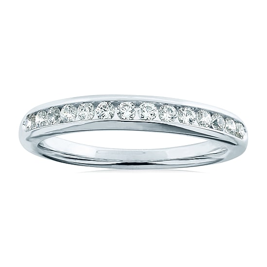 Womens 1 1/2 CT. T.W. Natural White Diamond 10K Gold Round Side Stone Halo Bridal Set