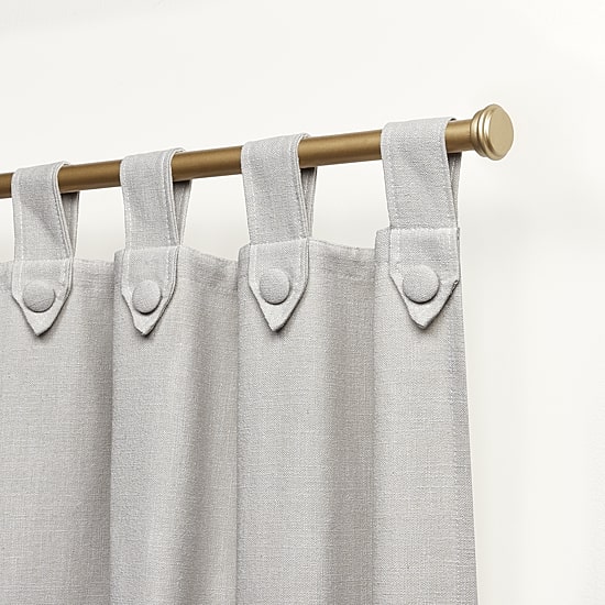 Nicole Miller Peterson Tab Top Light-Filtering Set of 2 Curtain Panel
