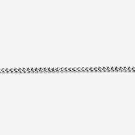 Stainless Steel Solid Wheat Chain Necklace