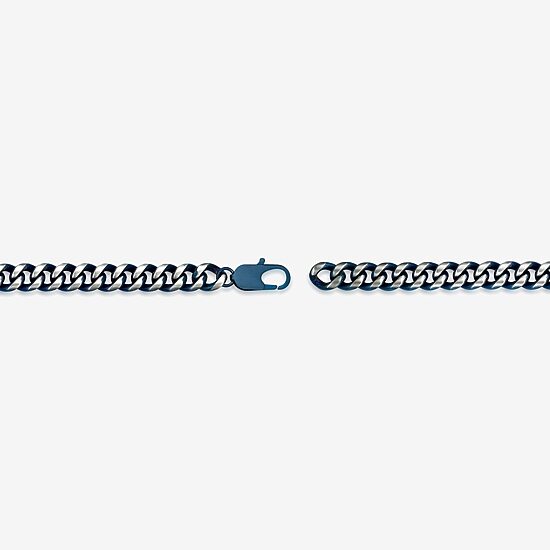 Mens Stainless Steel 24 Inch Curb Chain Necklace