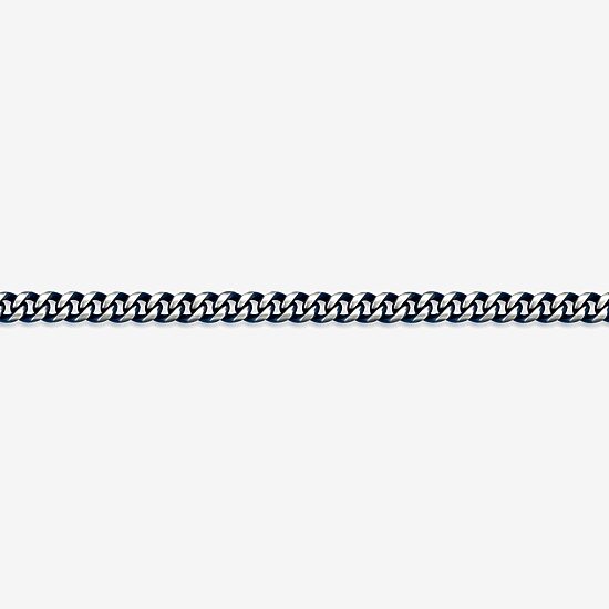 Mens Stainless Steel 24 Inch Curb Chain Necklace