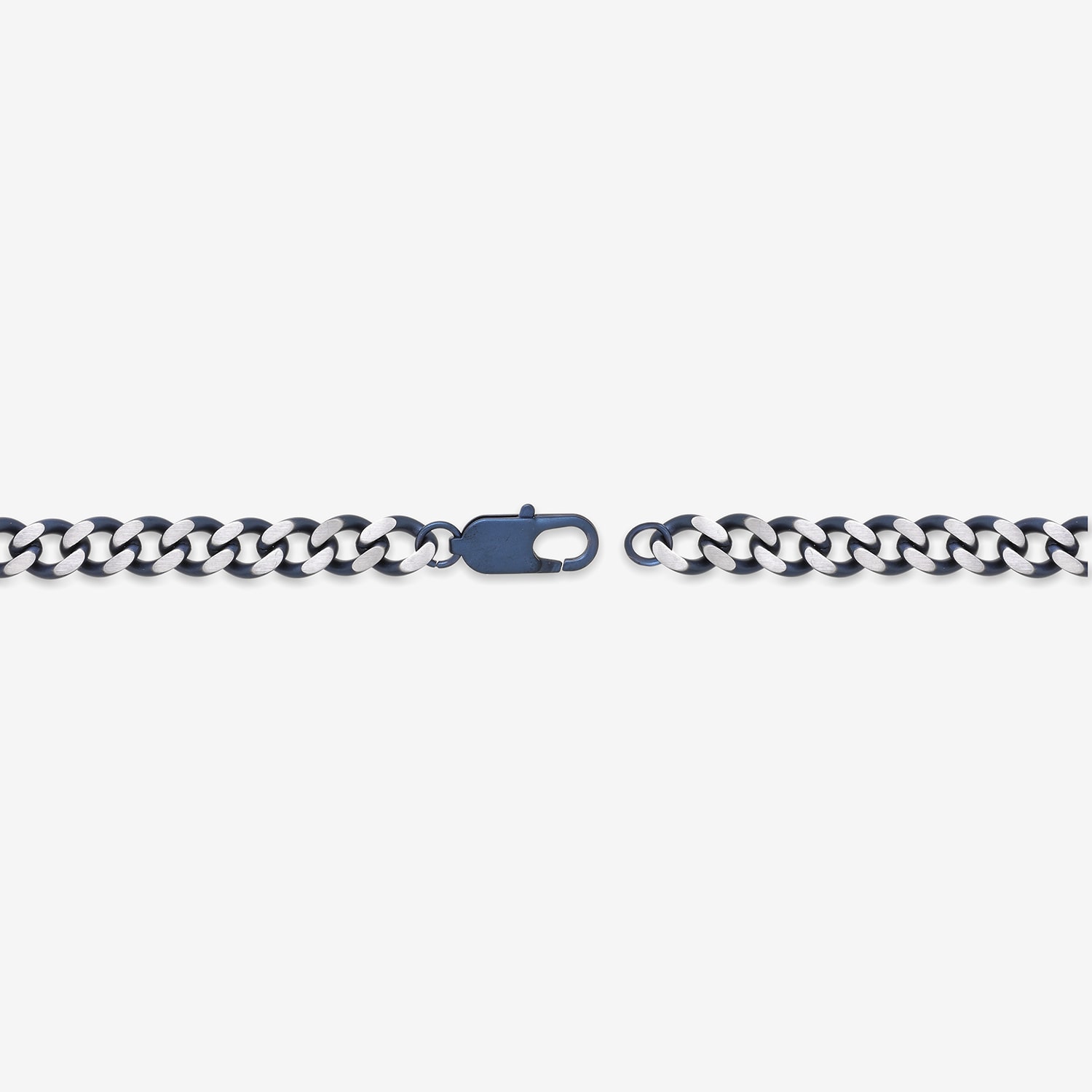 Mens Stainless Steel Inch Curb Chain Necklace