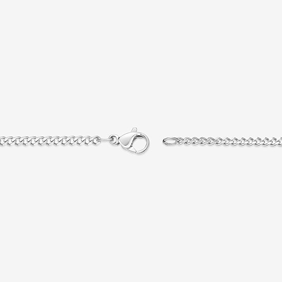Mens Stainless Steel 18" 2mm Curb Chain