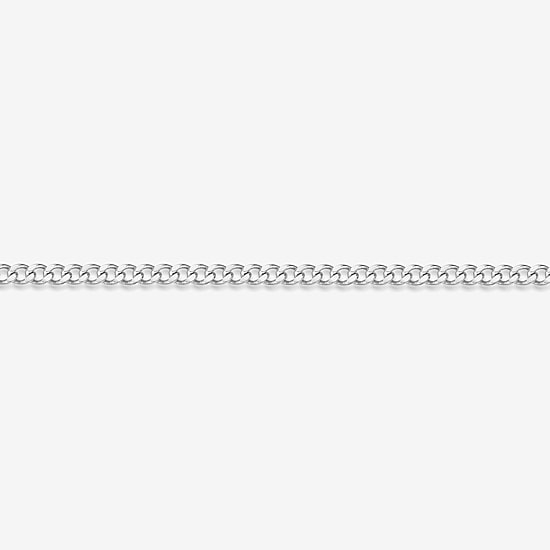 Mens Stainless Steel 18" 2mm Curb Chain
