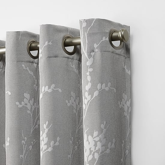 Nicole Miller Turion Grommet Top Light-Filtering Set of 2 Curtain Panel