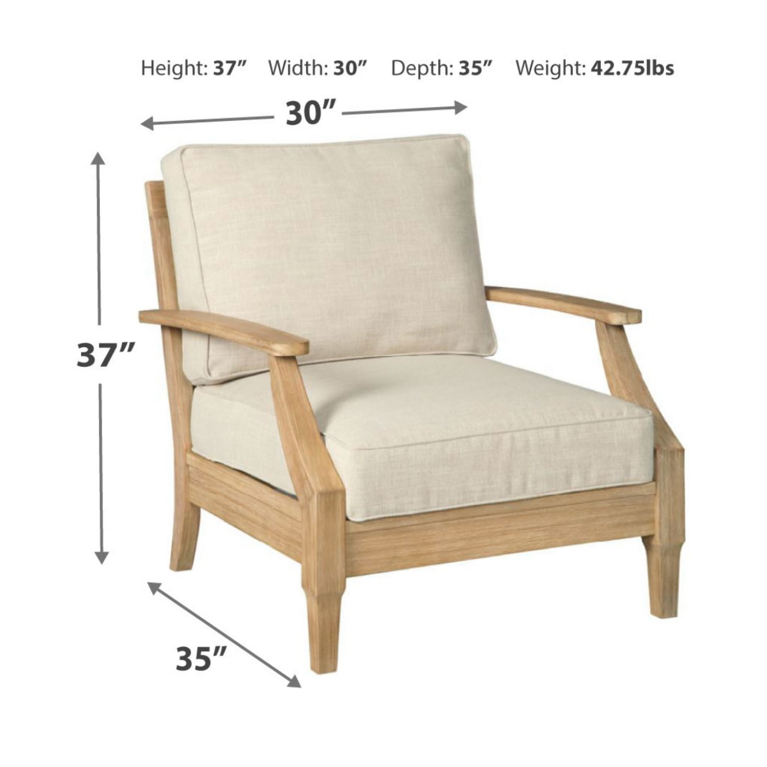 Outdoor By Ashley Clare View Lounge Chair