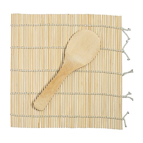 Joyce Chen 3-Piece Sushi Making Kit with Sushi Roller - Bamboo