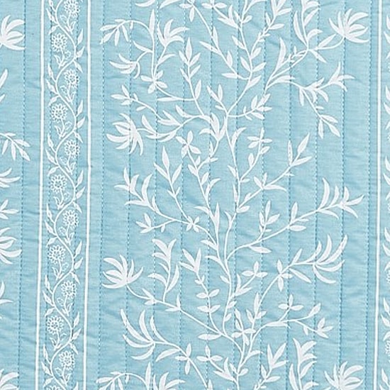Linery Floral Striped Reversible Quilt Set