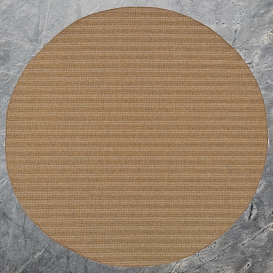 Covington Home Kehlani Tonal Stripe 7'10"X7'10" Indoor Outdoor Round Area Rug