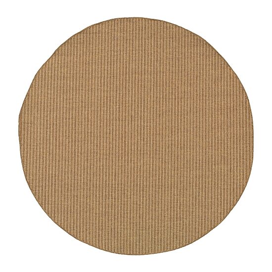 Covington Home Kehlani Vertical Stripe 7'10"X7'10" Indoor Outdoor Round Area Rug
