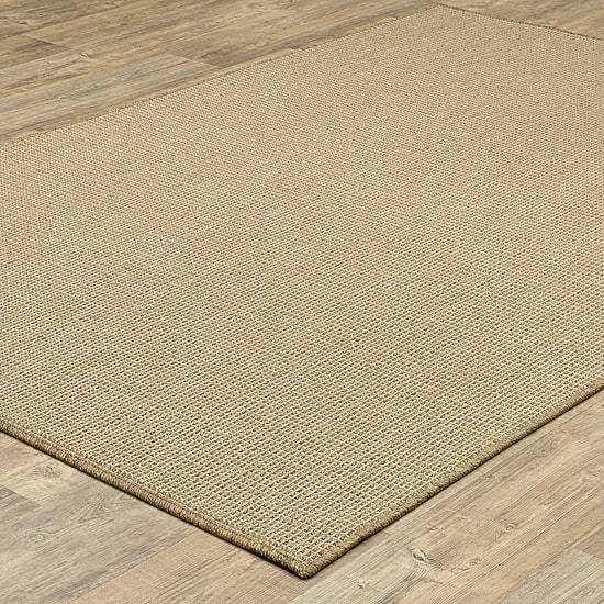 Covington Home Kehlani Flat Woven Solid Indoor Outdoor Rectangular Area Rug