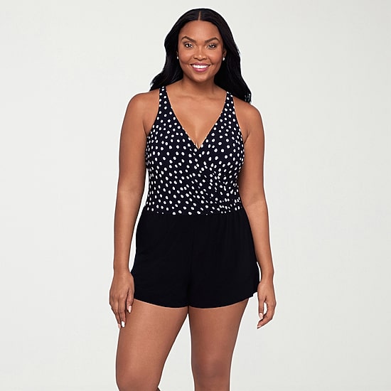 Trimshaper Womens Swim Romper