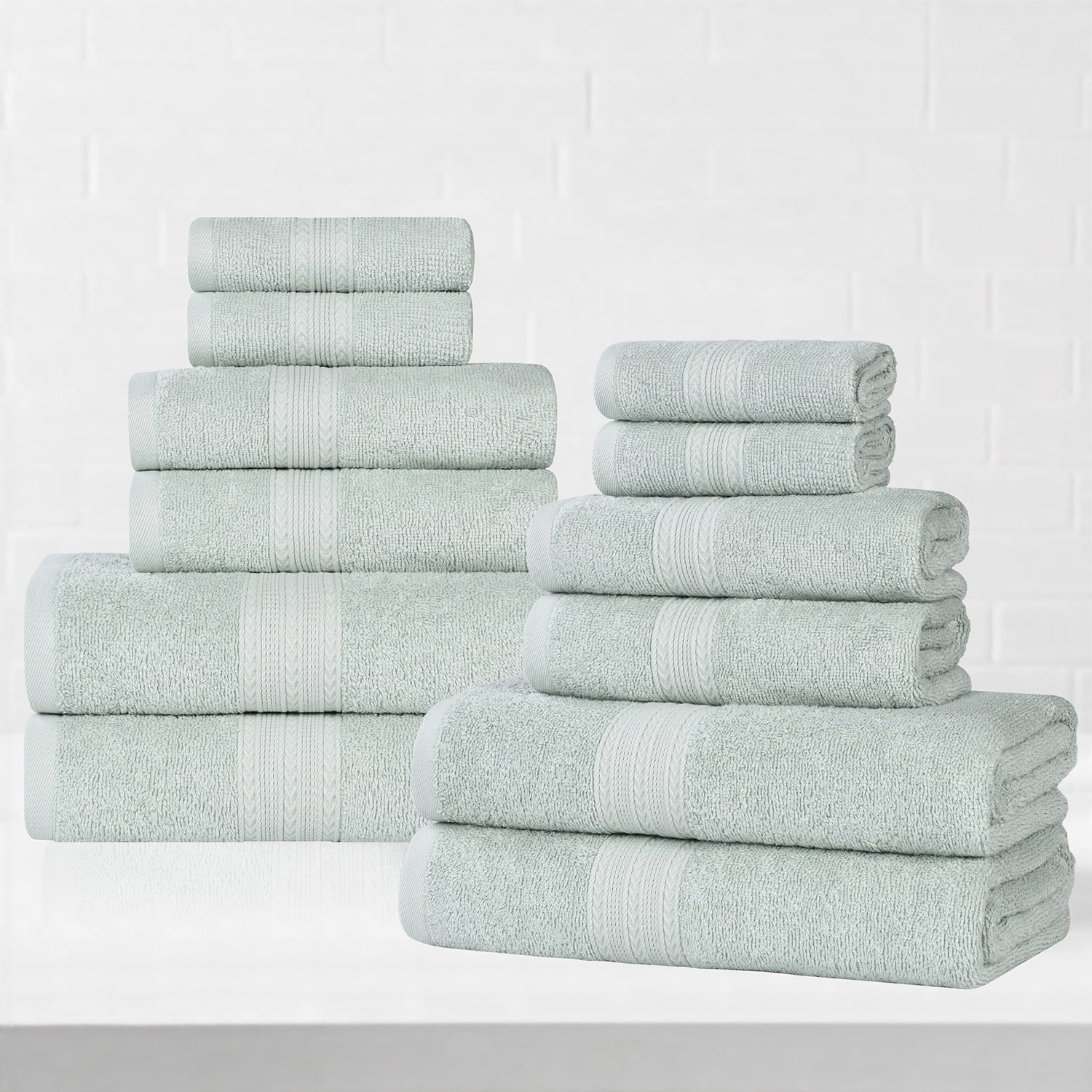 SUPERIOR® Eco-Friendly Cotton -pc. Quick Dry Bath Towel Set