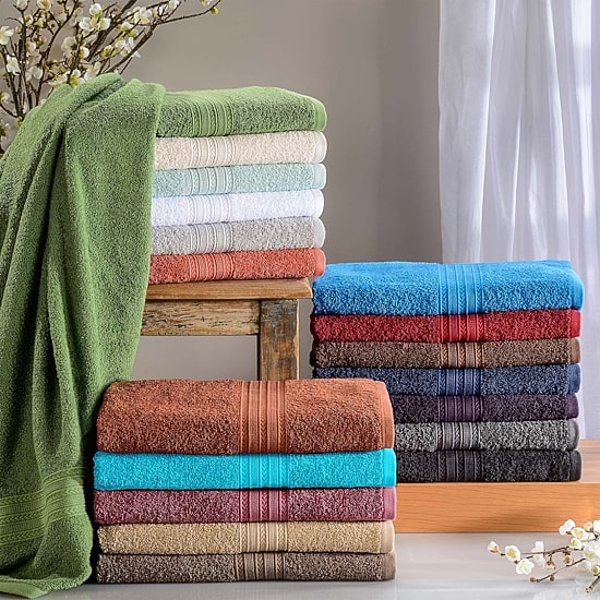 SUPERIOR® Eco-Friendly Cotton 4-pc. Quick Dry Bath Towel Set