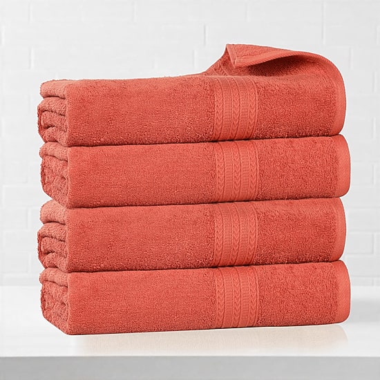 SUPERIOR® Eco-Friendly Cotton 4-pc. Quick Dry Bath Towel Set