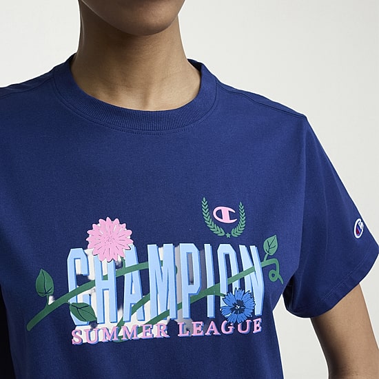 Champion Womens Crew Neck Short Sleeve Active T-Shirt