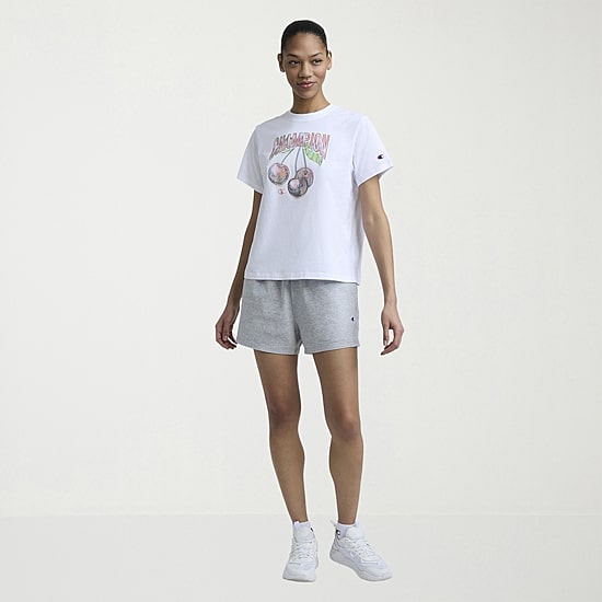 Champion Womens Crew Neck Short Sleeve Active T-Shirt