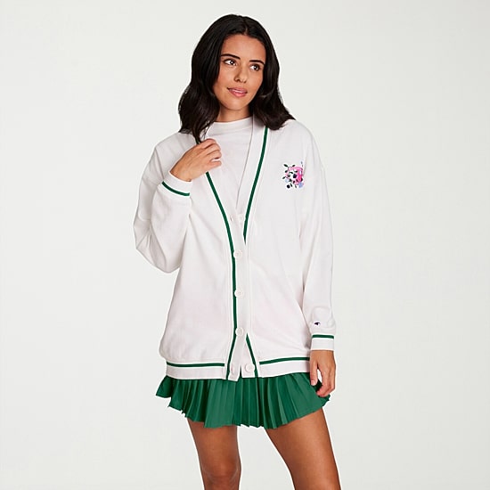 Champion Womens V Neck Long Sleeve Button Cardigan