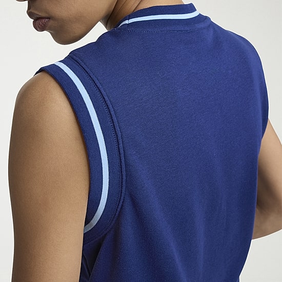 Champion Womens Mock Neck Sleeveless Muscle T-Shirt